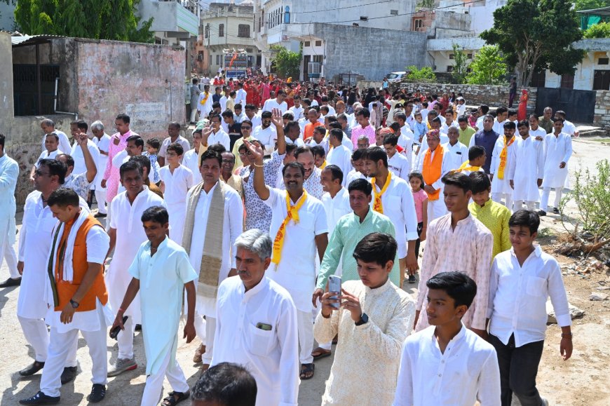 बस्सी में बड़े हर्षोल्लास से मनाया महेश नवमी पर्व 