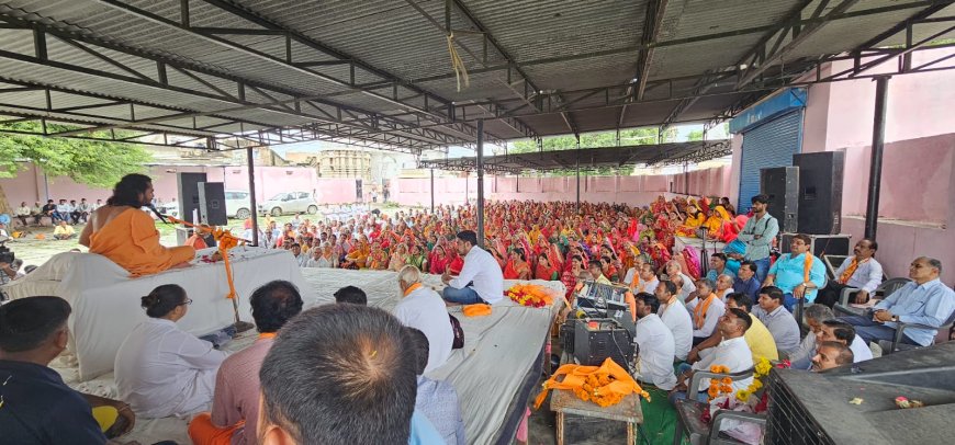 भागवत कथा कल्पवृक्ष के समान होती है - युवा संत अभयदास